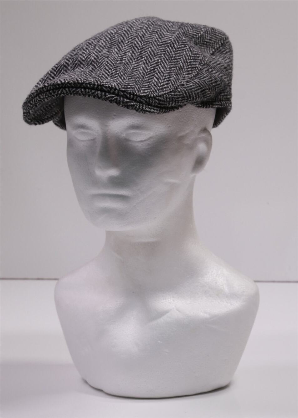 Hanna Hats of Donegal Ireland Harris Tweed Newsboy Cabbie Hat Cap Large